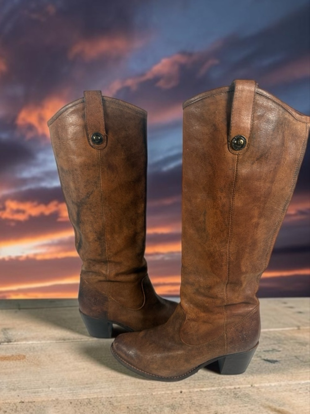 Frye Jackie Button tall boots
